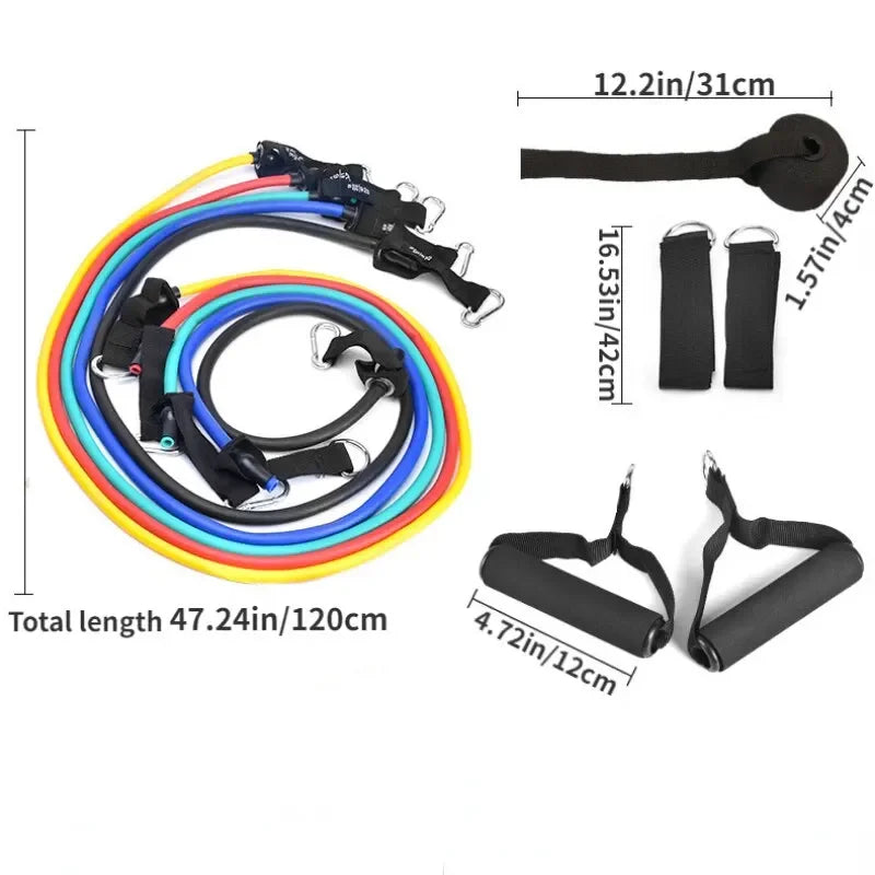 5-Tube Multifunction Fitness Tension Rope