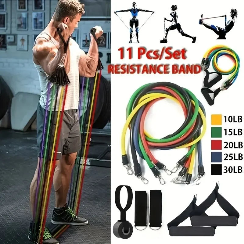5-Tube Multifunction Fitness Tension Rope