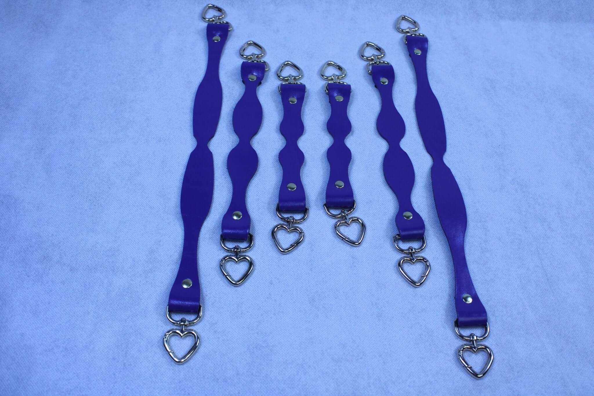 BDSM Gear Handmade Leather Connectors with D-Ring