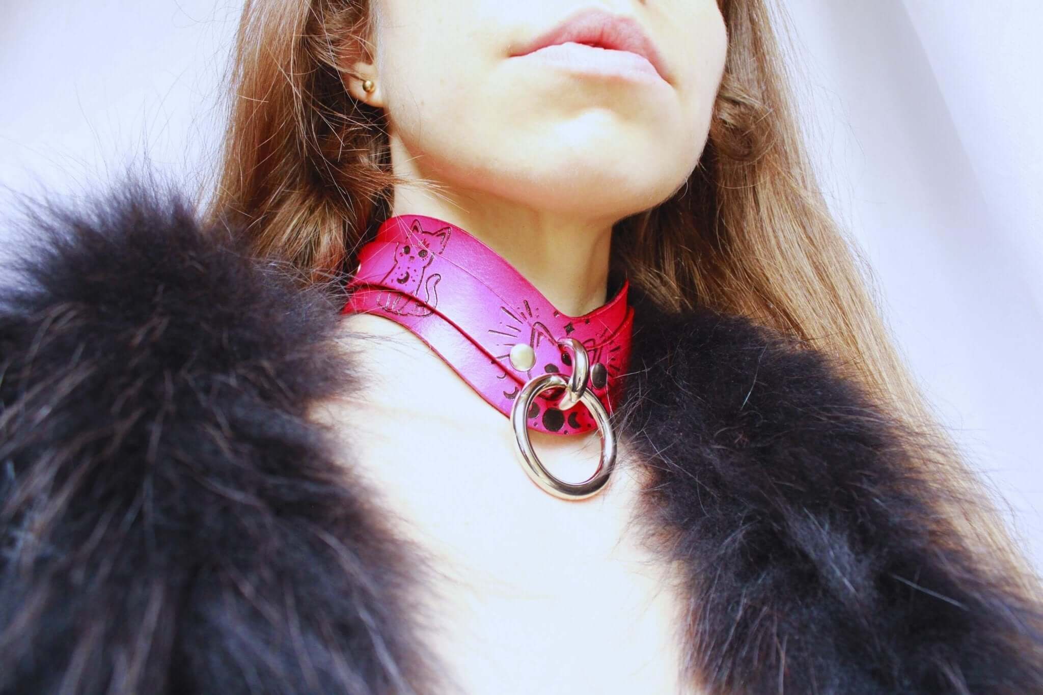 BDSM Collar for Petplay  Discreet BDSM Jewelry for Submissives